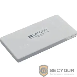 CANYON CNS-TPBP10W Power bank 10000mAh (Color: White), bulit in Lithium Polymer Battery-0