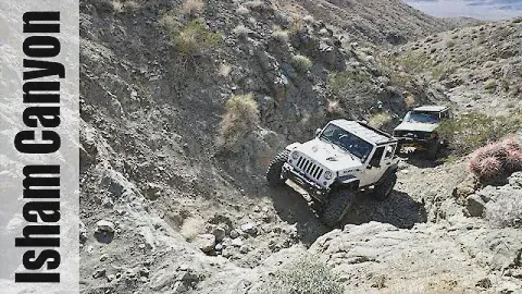 Isham Canyon in Trona CA w/Ammo Dawg XJ/ Jeep Wrangler JKU Rubicon, Cherokee XJ & a lil' Body Damage