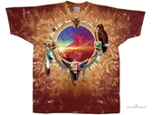 Футболка с изображением индейцев Canyon Sunset