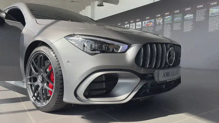 Mercedes-AMG CLA 45 S 4Matic+ Coupé Designo Mountain Grey Magno (Interior & Exterior)