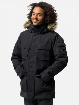 Куртка Jack Wolfskin Glacier Canyon Parka black (2022)-0