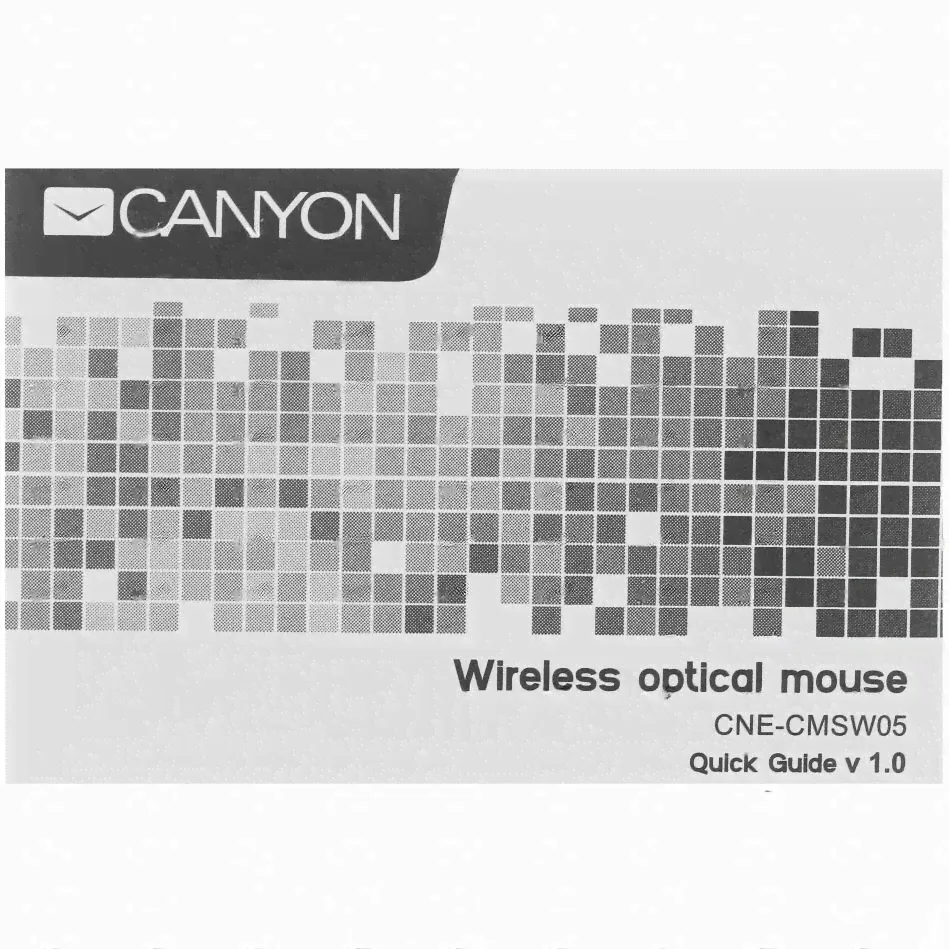 Canyon Мышь беспроводная Canyon MW-5, 1600dpi, Черный CNE-CMSW05B мышка-2