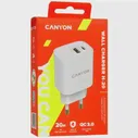 Сетевое зарядное устройство Canyon H-20-04 белый (art.: 3920bff1f4457)