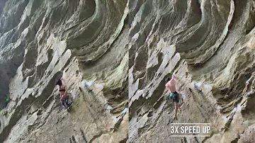 Ro Shampo 5.12a flash Red River Gorge - (Noah & Lucia)
