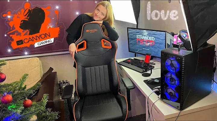 ELIZABETES JAUNAIS KRĒSLS / Canyon Corax GС-5 / PROFESSIONAL GAMING CHAIR