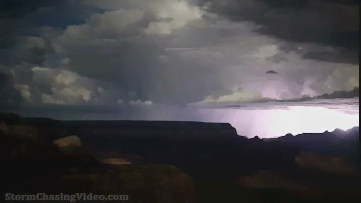Grand Canyon Lightning Lightning Time-Lapse - 9/13/2022