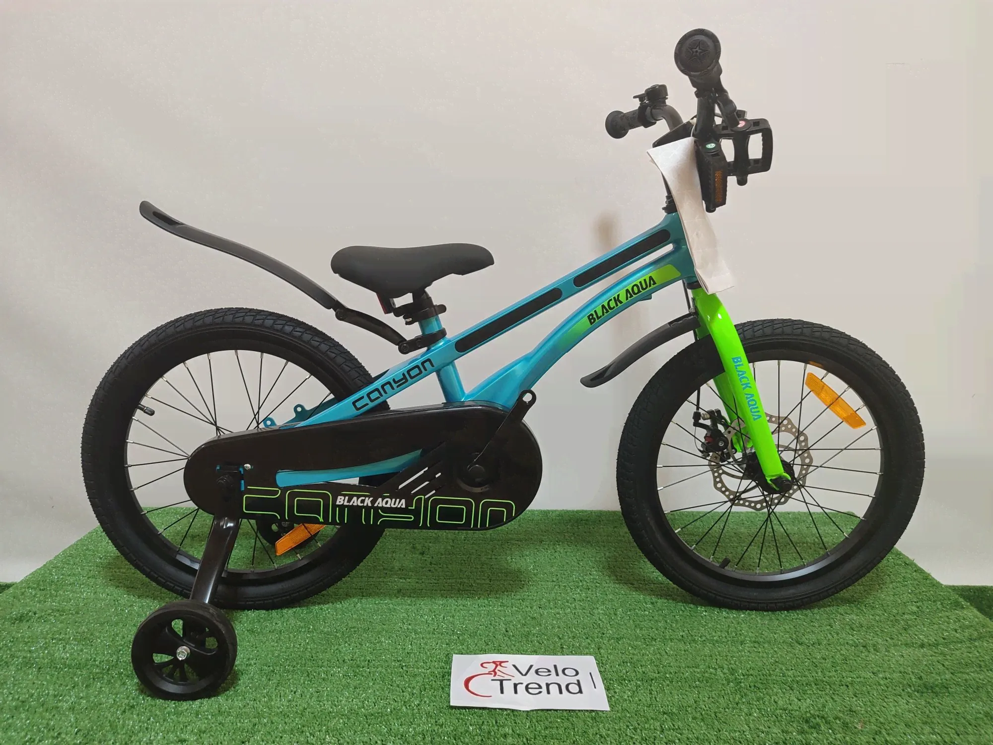Детский двухколесный велосипед Black Aqua Canyon 18" для 5-7 лет