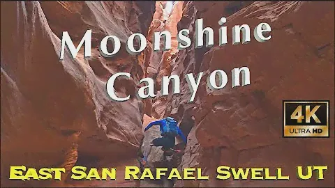 Moonshine Canyon, My Favorite Slot Canyon! San Rafael Swell Utah [4K UHD Cinematic!]