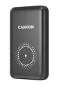Аккумулятор внешний 10000_mAh CANYON PB-1001 USB-A + USB-C, беспроводная зарядка, черный (H2CNSCPB10