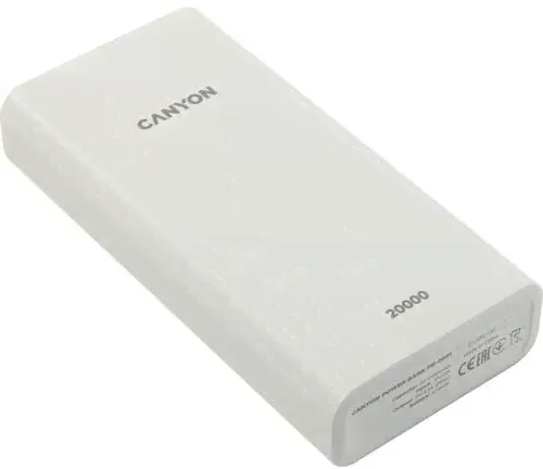 Canyon Внешний аккумулятор Canyon PB-2001, 20000 мАч, белый powerbank-2