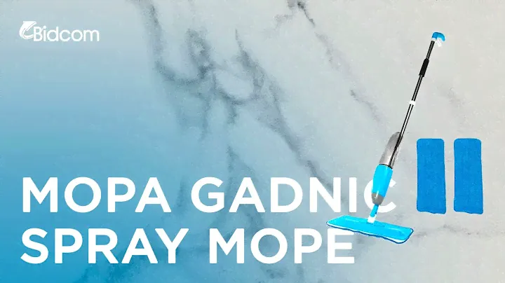 Mopa Gadnic Spray Mope Trapeador Microfibra con Rociador 3 Paños Lavables