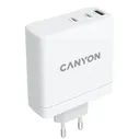 Зарядное устройство сетевое CANYON Wall charger 1 x USB-A, 2 x USB-C 140W, 140Вт, белый
