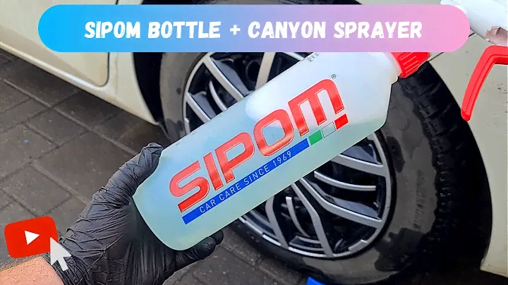 Sipom measured bottle and Canyon sprayer test