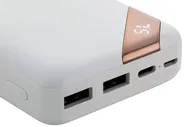 Универсальный дополнительный аккумулятор Power Bank Canyon PB-202 дисплей (20000 mAh) (белый)