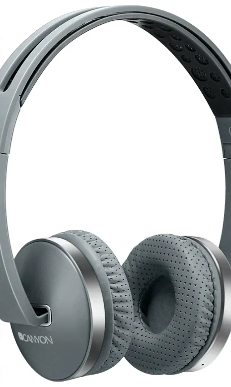 Наушники накладные Bluetooth Canyon BTHS-3 Dark Grey (PICNSCBTHS3DG)-2