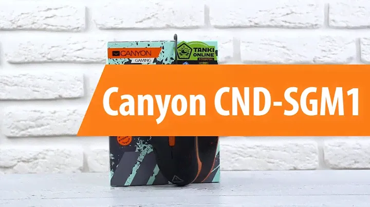 Распаковка мыши Canyon CND-SGM1 / Unboxing  Canyon CND-SGM1