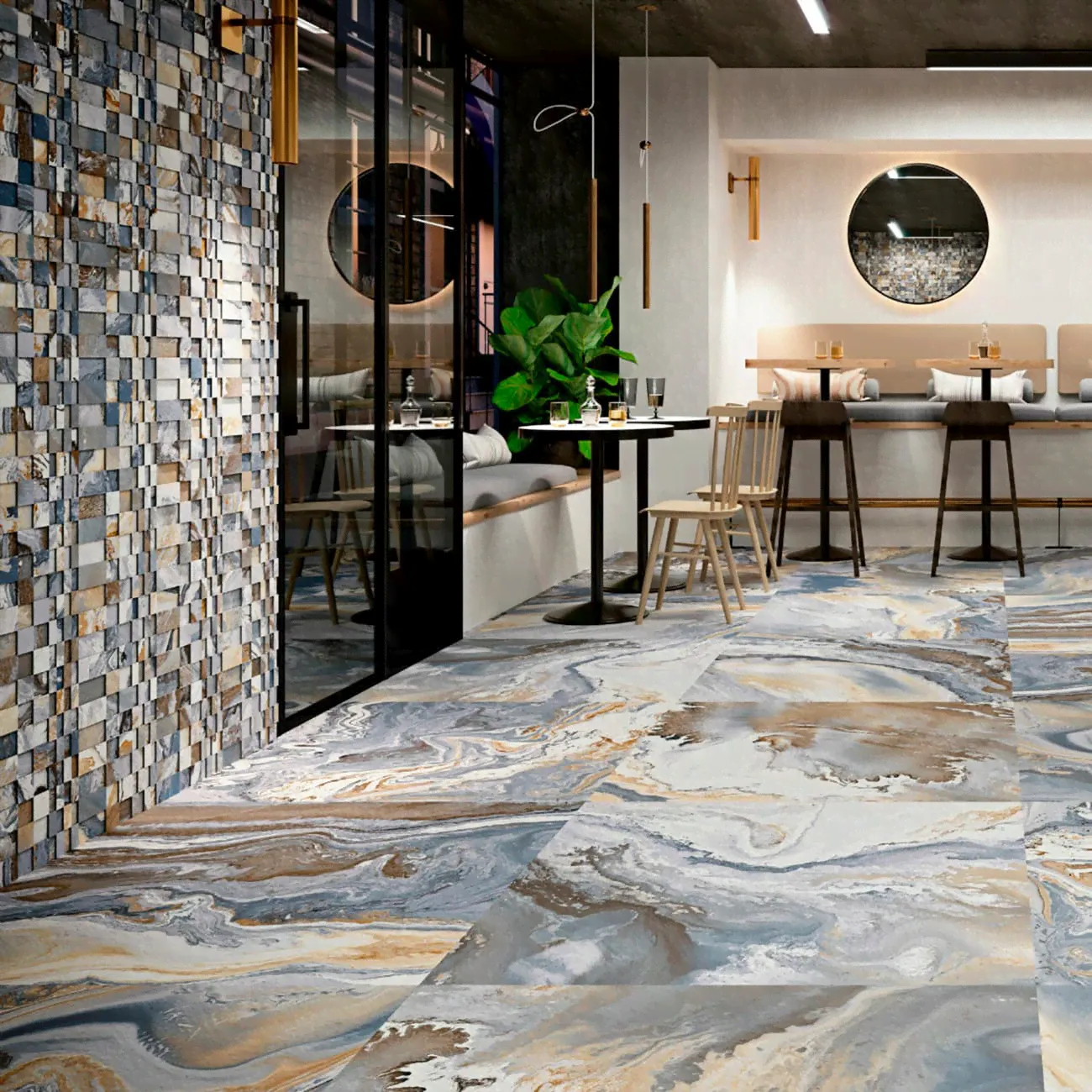 Керамогранит Land Porcelanico Canyon Grey Nat 59.55x59.55 / Лэнд Порцеланико Каньон Грей Нат 59.55x59.55 (CG55)-4
