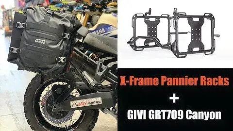 Кофры Givi GRT709 Canyon — совместимы со багажниками X-Frame