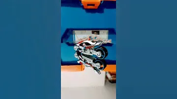 Hot Wheels Canyon Carver White Police motorcycle 🤩🤩🤩