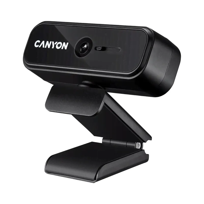 Веб камера Canyon C2N 1080P full HD 2.0Mega fixed focus webcam with USB2.0 connector, 360 degree rotary view scope, built in M (CNE-HWC2N)