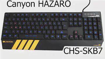 Обзор клавиатуры Canyon HAZARD CHS-SKB7