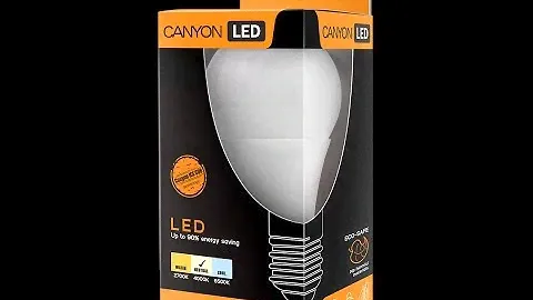 Лампа светодиодная "Canyon", цоколь Е27, 9W, 2700К