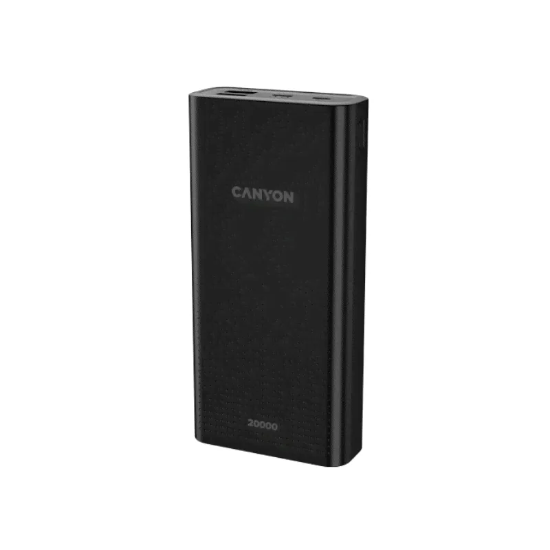 Внешний аккумулятор Canyon PB-2001, 20000мAч, черный [cne-cpb2001b], PB-2001