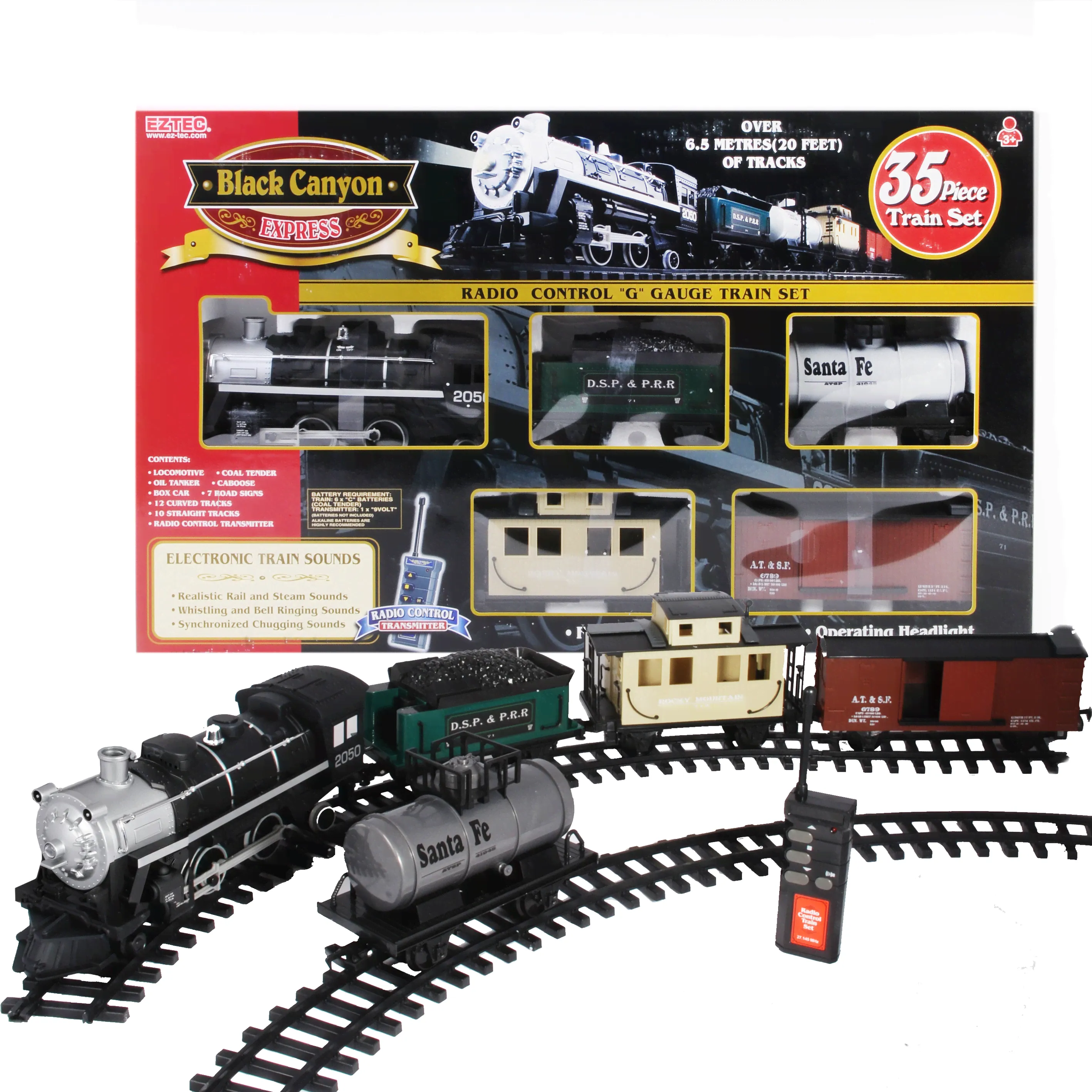 Железная дорога EZTEC Black Canyon Express, радиоуправляемая