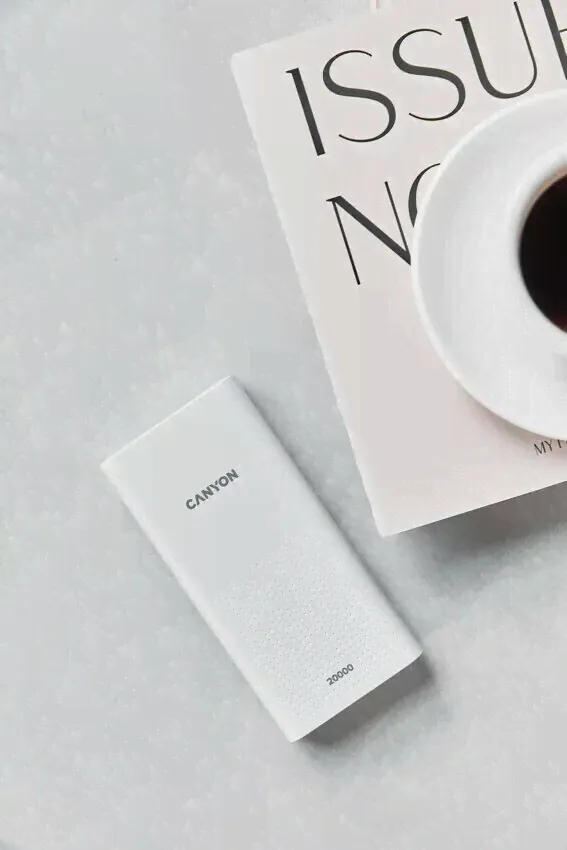 Canyon Внешний аккумулятор Canyon PB-2001, 20000 мАч, белый powerbank-3