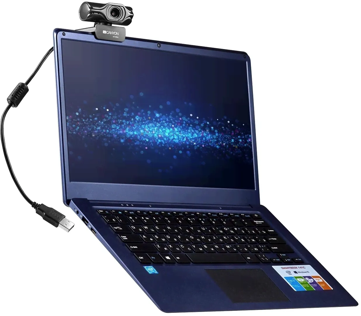 Canyon Web-камера для компьютеров Canyon C6 со штативом 2K Quad HD черный web-камера-3