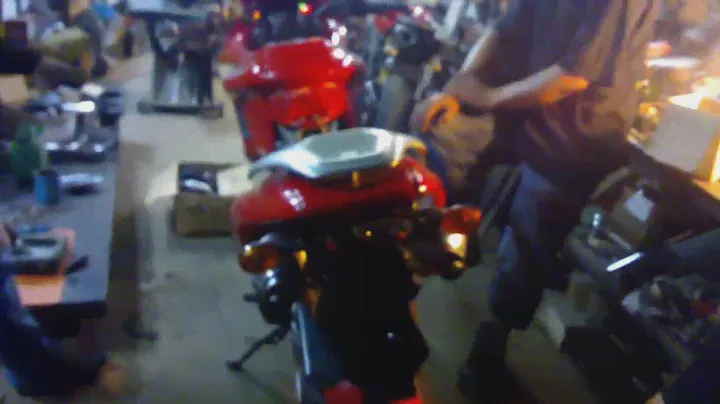 Cagiva Gran Canyon 900 startup after repair