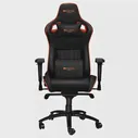 Компьютерное кресло Canyon Corax CND-SGCH5 игровое, обивка: искусственная кожа, цвет: черно-оранжевый