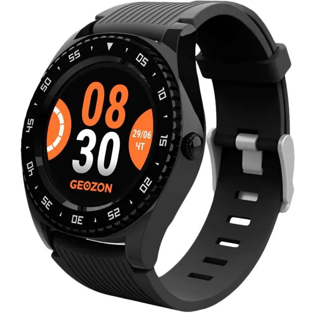 Смарт-часы Canyon Geozon Smart Titanium black, смарт-часы-0