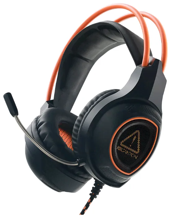 Гарнитура Canyon Gaming headset with 7.1 USB connector, adjustable volume control, orange LED backli