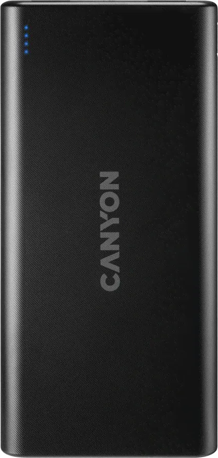 Универсальный дополнительный аккумулятор Power Bank Canyon PB-106 (10000 mAh) (черный)-0