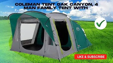Семейная палатка Coleman Tent Oak Canyon на 4 человека — лучшее туристическое снаряжение
