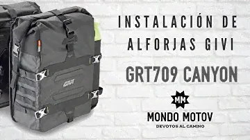 INSTALACIÓN DE MALETAS LATERALES GIVI, CANYON GRT709. BMW R 1250 GS