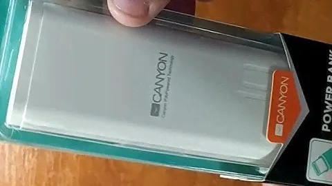 Распаковка УМБ Canyon 10000 mAh White (CNE-CPB010W) из Rozetka