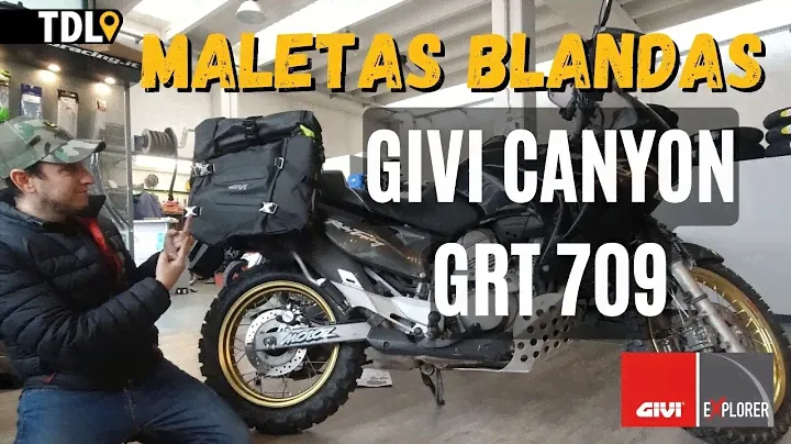 MALETAS GIVI CANYON GRT709 35LTS / INSTALACION MALETAS SUAVES/ Vuelta al mundo en moto
