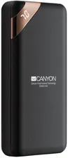 Универсальный дополнительный аккумулятор Power Bank Canyon PB-202 дисплей (20000 mAh) (черный)