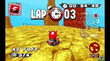 SRB2Kart Record Attack - Canyon Rush Zone 1:54.45 (Gold Medal)