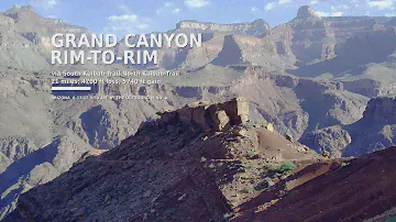Full Hike [CC] (No Map/Stabilization): Grand Canyon Rim-to-Rim in Arizona