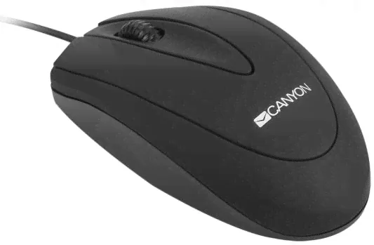 Мышь проводная Canyon CNE-CMS1 чёрный USB-0