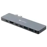 USB-концентратор Canyon 8-в-1 (CNS-TDS08DG), разъемов: 5