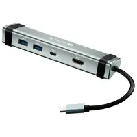 USB-концентратор Canyon 4-в-1 USB Type C (CNS-TDS03DG), разъемов: 4