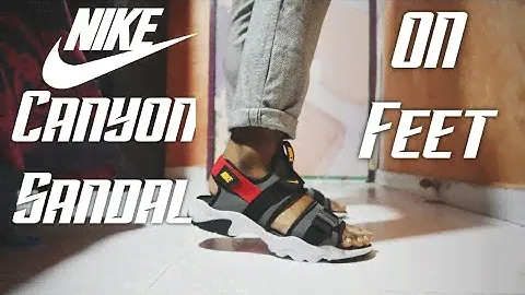 Unboxing Nike Canyon Sandal + On Feet || Canon G7x Mark ii ||