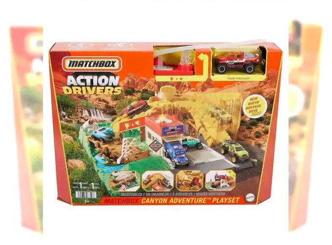 Игровой набор Matchbox Canyon Adventure Playset-3