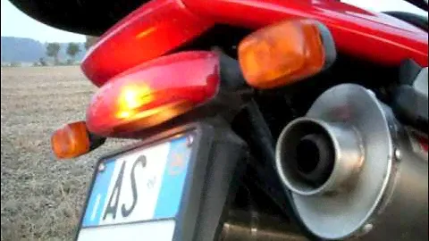 Cagiva Gran Canyon 900 i.e. with GPR exhaust (Ducati engine)