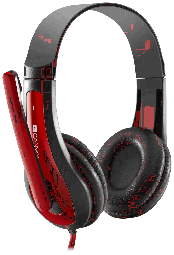 Canyon Компьютерная гарнитура Canyon HSC-1 Red (CNS-CHSC1BR) наушники-4
