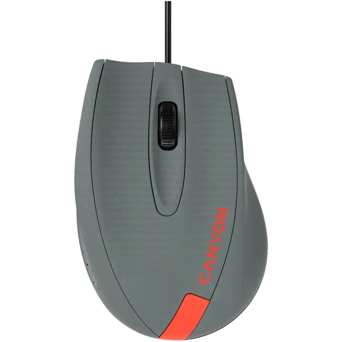 Мышь CANYON M-11, проводная, оптическая, 1000 dpi, USB, 1.5 м, серая